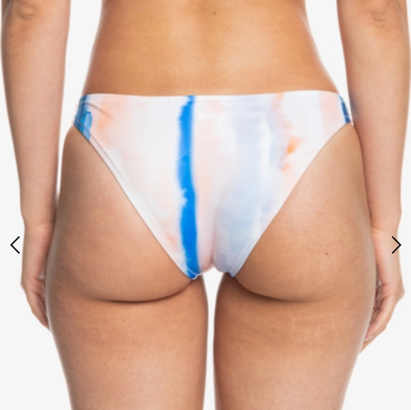 QUIKSILVER NEW Classic Cheeky Bikini Bottoms Marlin Tie-Dye Stripe - Picture 3 of 11